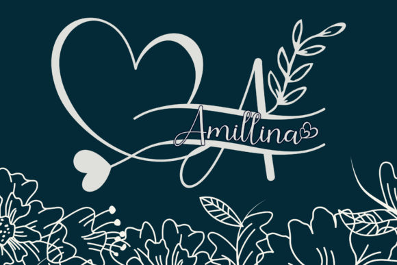 A Calm Review of the Amillina Monogram Font