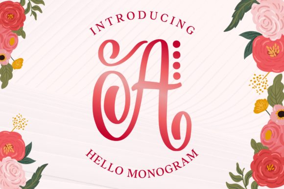 A Complete Designer's Review of the Hello Monogram Font