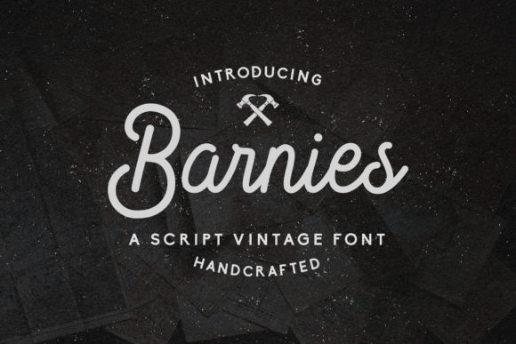 Barnies Font Review: A Vintage Script Typeface for Organic Branding