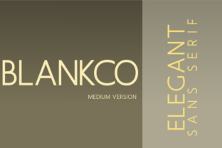 Blankco Medium: The Geometric Sans Serif Font for Editorial Design
