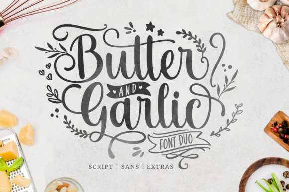 Butter and Garlic: An Editorial Font for Elegant Content