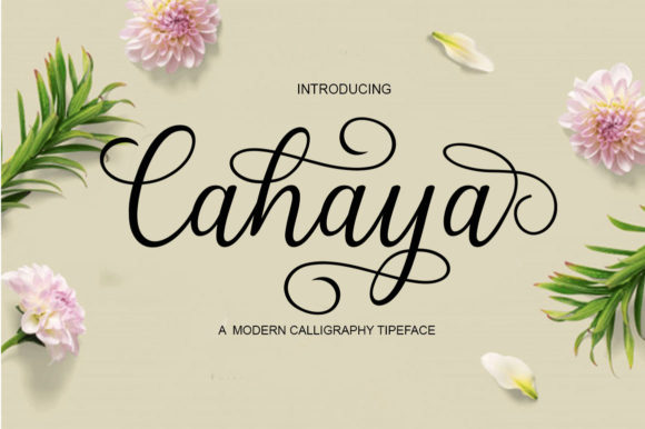 Cahaya: An Elegant Font for Creative Branding Projects