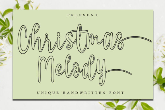 Christmas Melody: An Elegant Handwritten Font for Business Branding