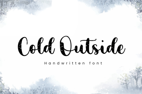 Cold Outside Font: A Delicate Script for Editorial Elegance