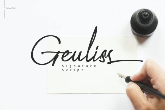 Exploring Geuliss: A Signature Handwriting Font for Professional Design