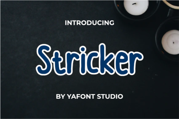 Exploring Stricker: A Cute & Fun Handwritten Font