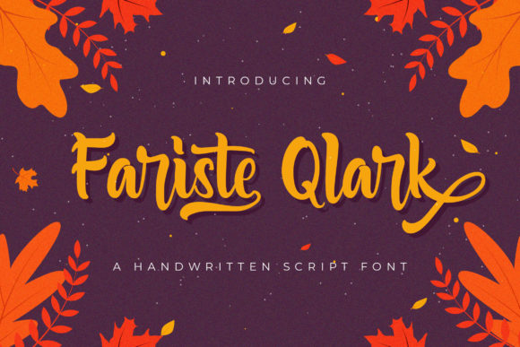 Fariste Qlark: An Elegant Handwritten Font for Modern Campaigns
