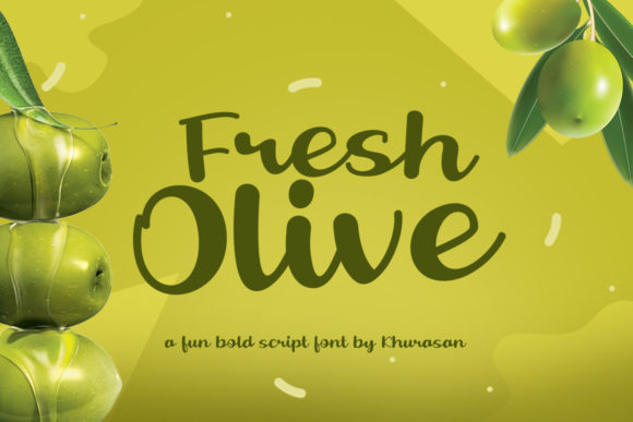 Fresh Olive: The Handwritten Font for Warm Campaign Visuals