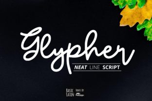 Glypher Font Review: A Cheerful Handwritten Typeface for Branding