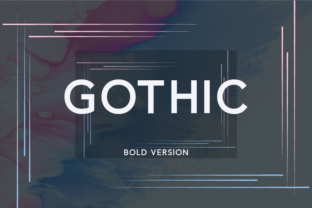Gothic Bold: Your Font for Elegant Handmade Products