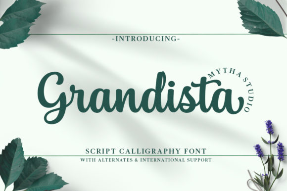 Grandista: A Handwritten Font for Elegant Craft Projects