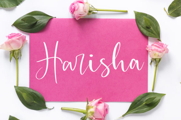 Harisha: The Joyful Handwritten Font for Creative Products