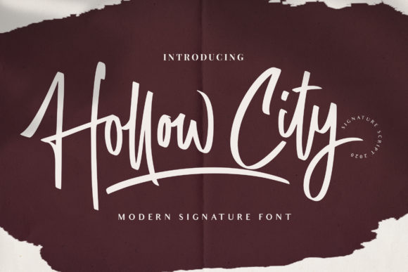 Hollow City: A Crafters' Dream Script Font