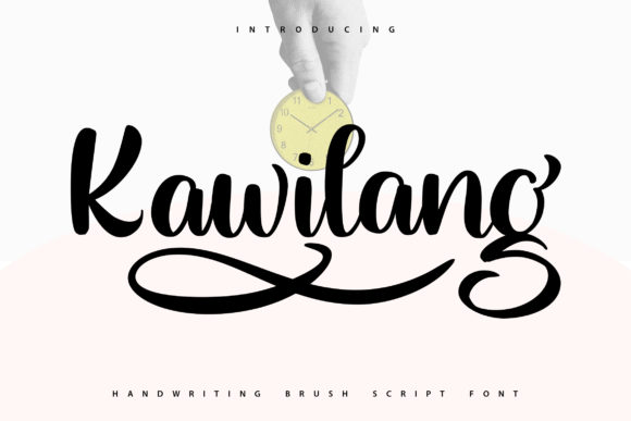 Kawilang: A Bold Handwritten Font for Dynamic Design