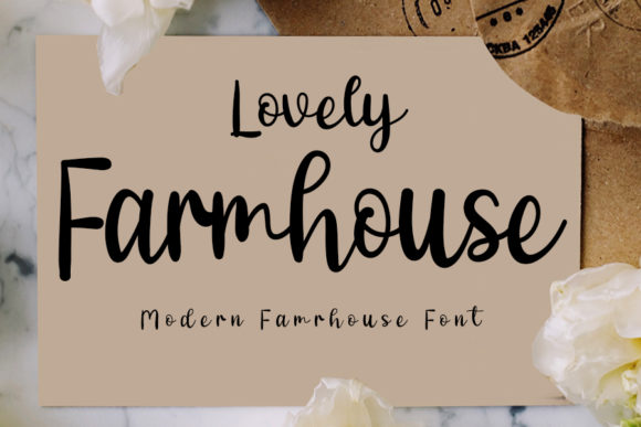 Lovely Farmhouse: A Font for Every Maker's Touch
