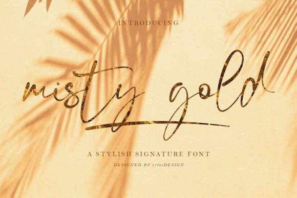 Misty Gold: A Timeless Handwritten Font for Digital Brands