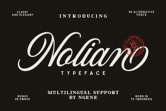 Nolian: The Elegant Script Font for Modern Digital Marketing