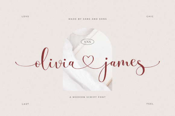 Olivia James: A Premium Handwritten Font for Romantic Campaigns