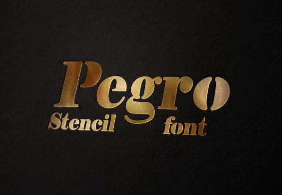 Pegro Stencil: The Bold Marketing Font for Standout Brand Content