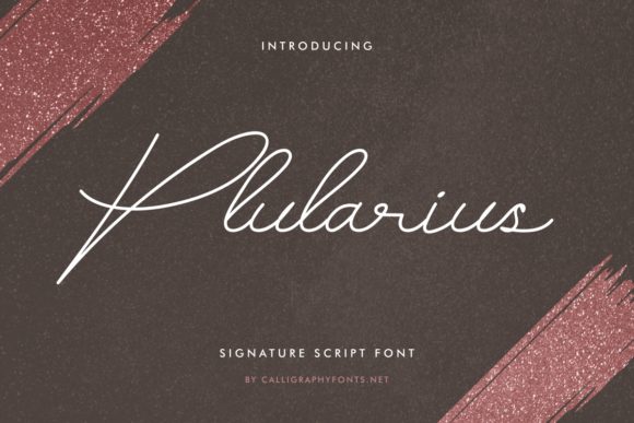 Plularius Font: Elevating Creative Campaigns with Elegant Handwriting