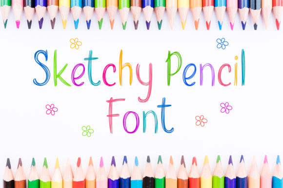 Sketchy Pencil Font for Authentic Marketing Campaigns
