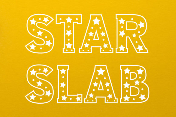 Star Slab: A Bold Font for Standout Marketing Designs