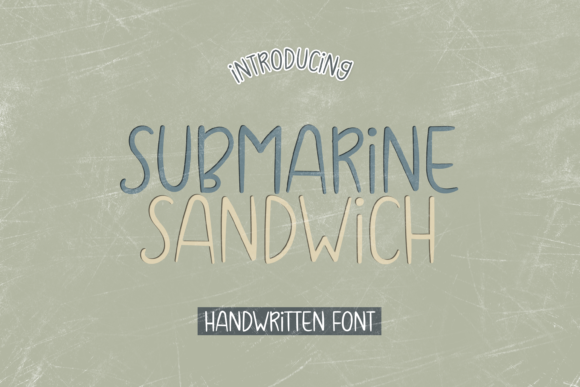 Submarine Sandwich: A Playful Script Font for Standout Designs