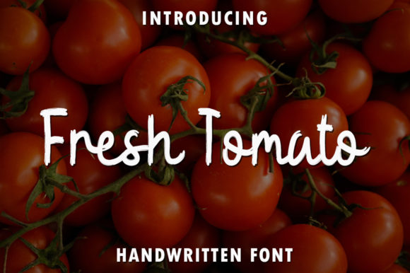 The Fresh Tomato Font for Editorial Design