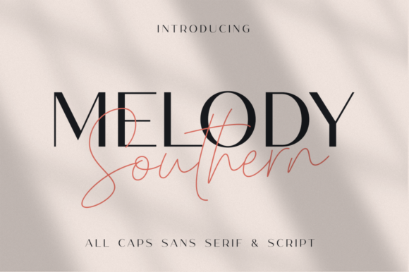 The Melody Southern Duo Premium Typeface